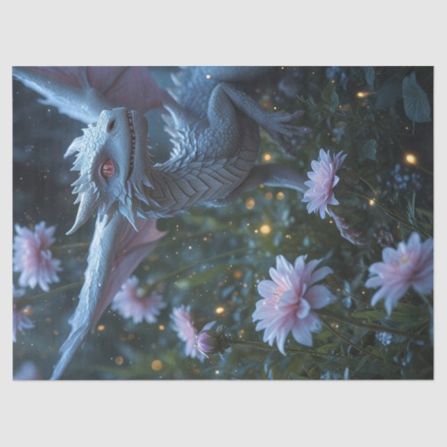 Drachengarten Seidenpapier (Vorderseite)