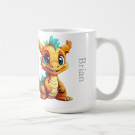 Drachengedachte Kinder trinken Tasse