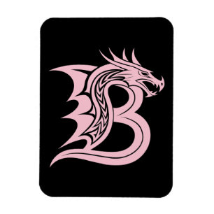 Drachengestalteter Buchstabe B, Dragonalphabet, Mo Magnet