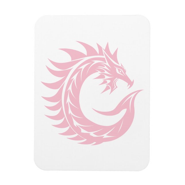 Drachengestalteter Buchstabe C, Dragonalphabet, Mo Magnet (Vertikal)