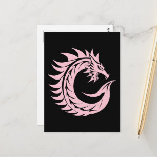 Drachengestalteter Buchstabe C, Dragonalphabet, Mo Postkarte