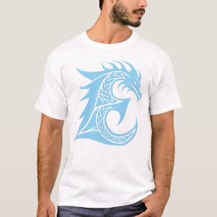 Drachengestalteter Buchstabe E, Drachenalphabet, M T-Shirt