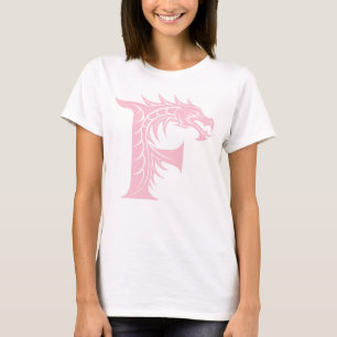 Drachengestalteter Buchstabe F, Drachenschrift, Mo T-Shirt