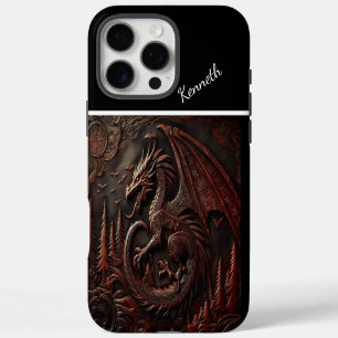 Drachengipfel geschnitzt iPhone 16 pro max hülle