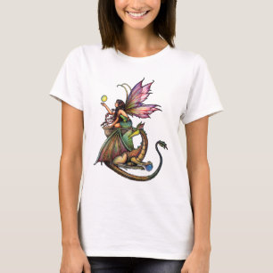 Drachengloben Fee und Drache von Molly Harrison T-Shirt
