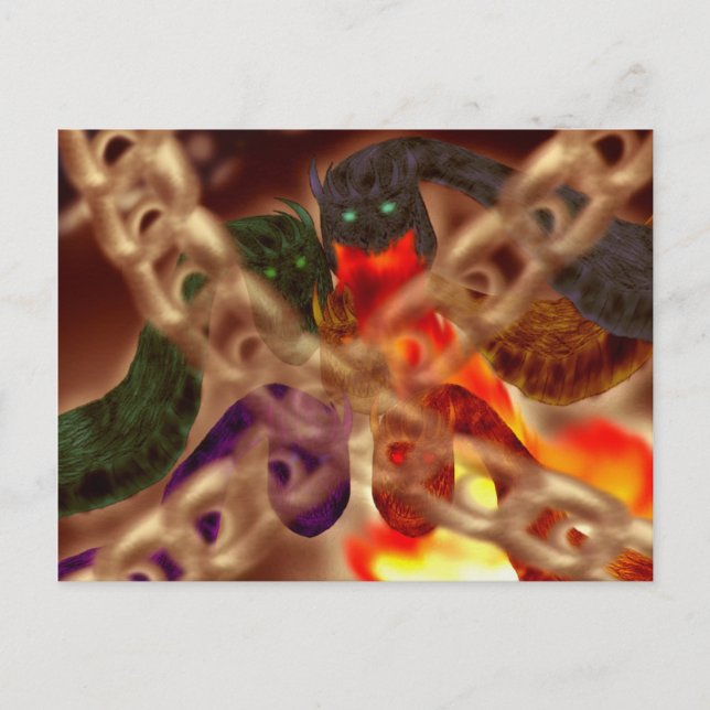 Drachengrab Postkarte (Vorderseite)