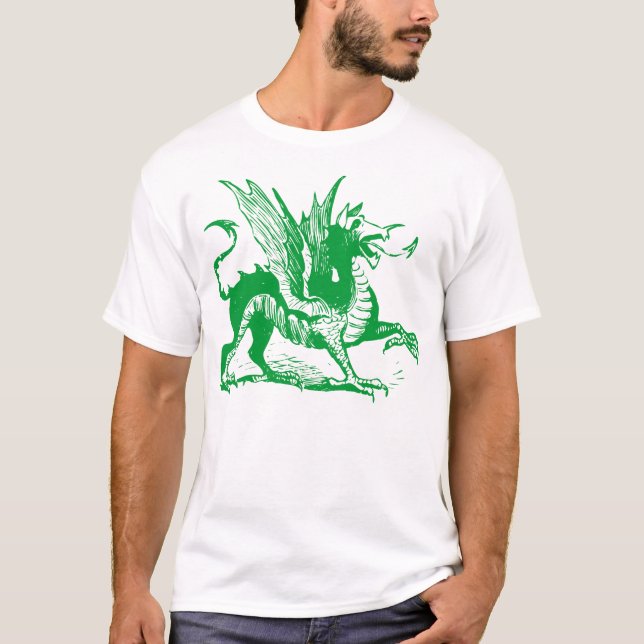 Drachengrabung - Grasgrün T-Shirt (Vorderseite)
