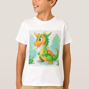Drachengrüne Kunstwerke T-Shirt