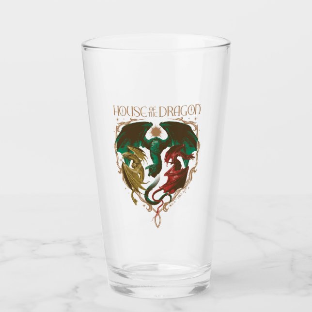 Drachenhaus | Drachenschild Glas (Vorderseite)