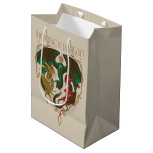 Drachenhaus Drachenschild Mittlere Geschenktüte