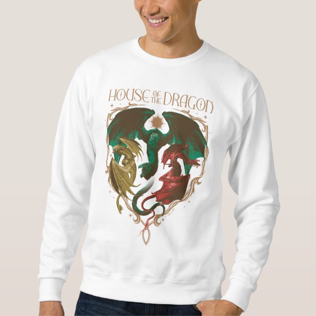 Drachenhaus | Drachenschild Sweatshirt (Vorderseite)