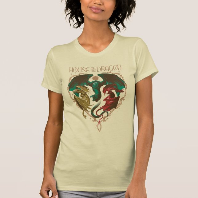 Drachenhaus | Drachenschild T-Shirt (Vorderseite)