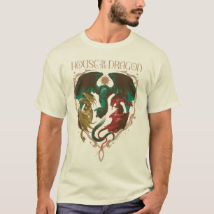 Drachenhaus Drachenschild T-Shirt