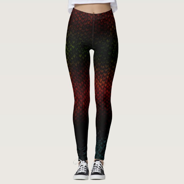 Drachenhaut Leggings (Vorderseite)
