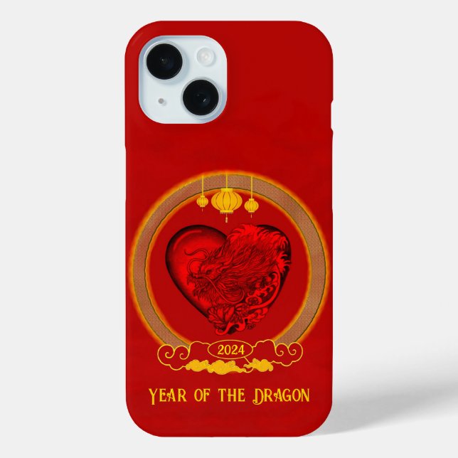 Drachenherz , Jahr des Drachen Case-Mate iPhone Hülle (Rückseite)