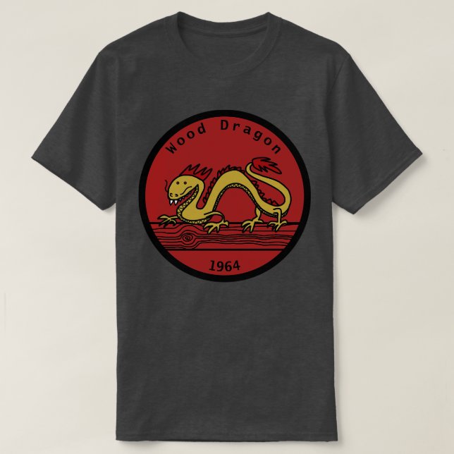 Drachenjahr des Drachen 1964 T-Shirt (Design vorne)