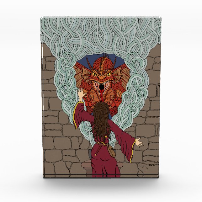 Drachenjubeln Fotoblock (Vorderseite)