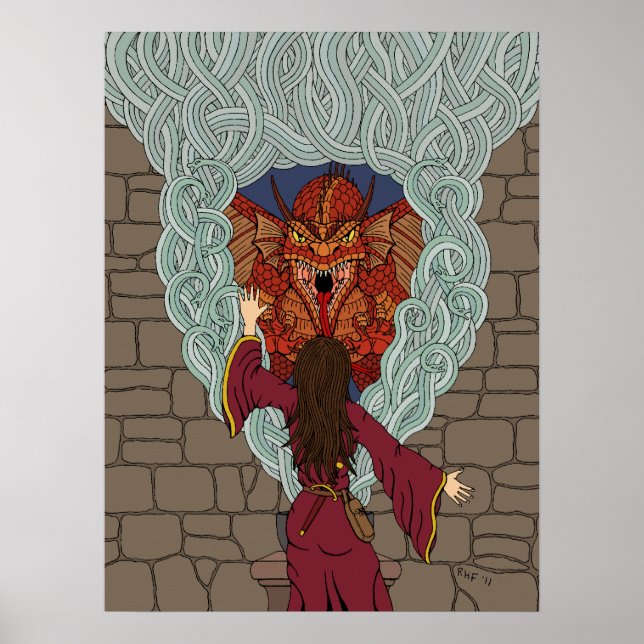 Drachenjubeln Poster (Vorne)