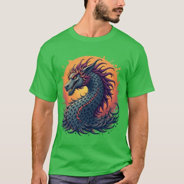 Drachenkampf T-Shirt (Vorderseite)