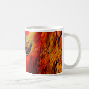 Drachenklatsche - Roter Drache Tasse