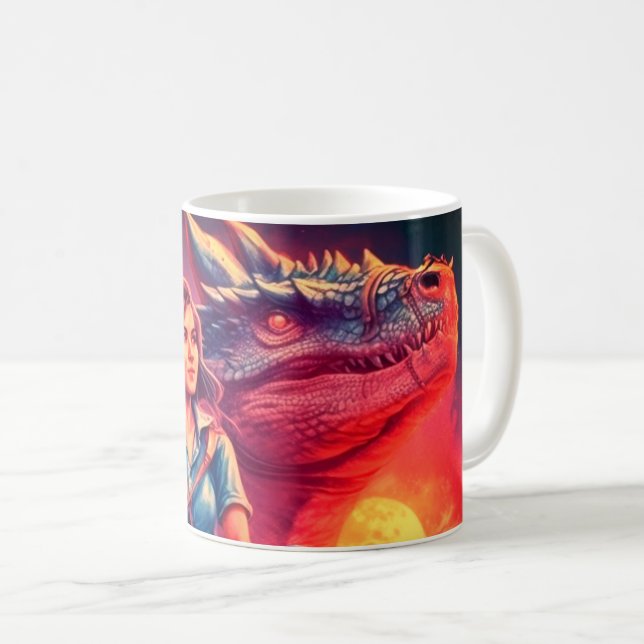 Drachenkunst Kaffeetasse (VorderseiteRechts)