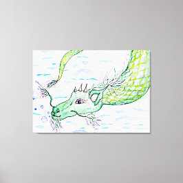 Drachenkunst Leinwand