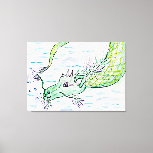 Drachenkunst Leinwand (Vorderseite)