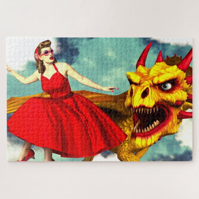 Drachenkunst Puzzle (Horizontal)