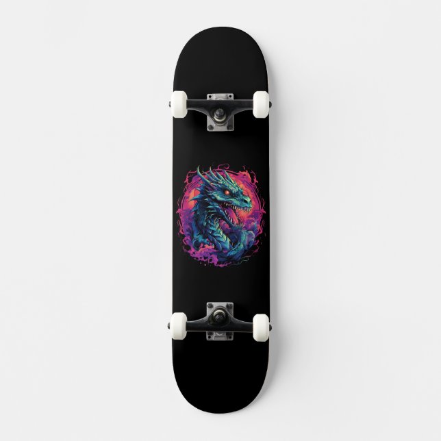 Drachenkunst Skateboard (Vorderseite)
