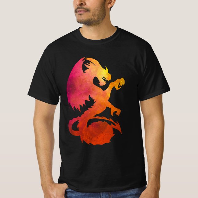Drachenkunst T-Shirt (Vorderseite)