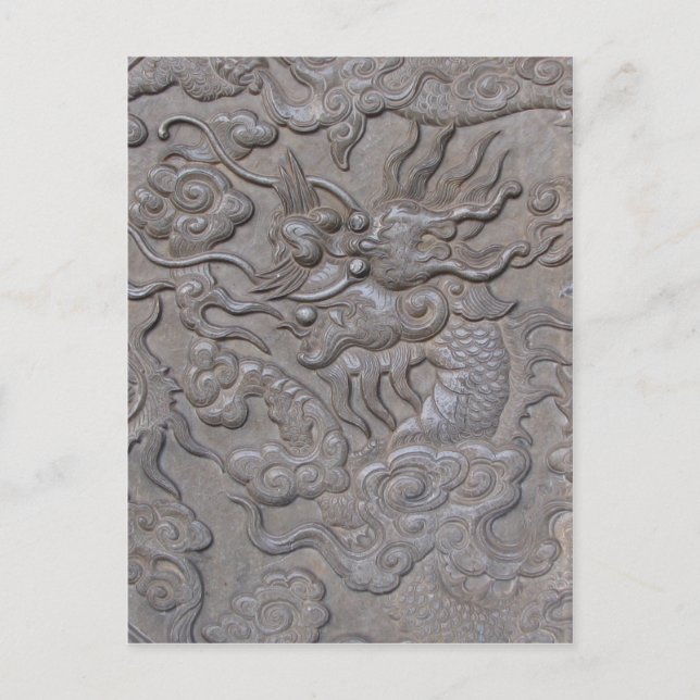 Drachenmedallion Postkarte (Vorderseite)