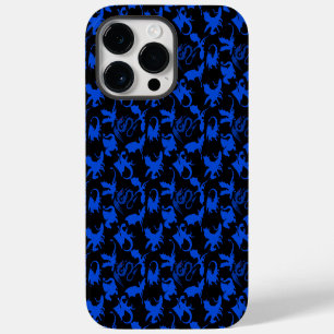 Drachenmuster 02 blue.bwx4 Black BG Case-Mate iPhone 14 Pro Max Hülle