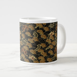 Drachenmuster Jumbo-Tasse