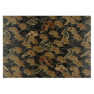 Drachenmuster Schneidebrett