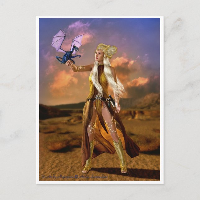Drachenmutter Postkarte (Vorderseite)