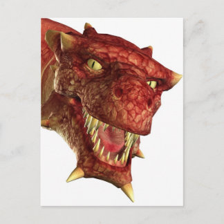 Drachenportrait Postkarte