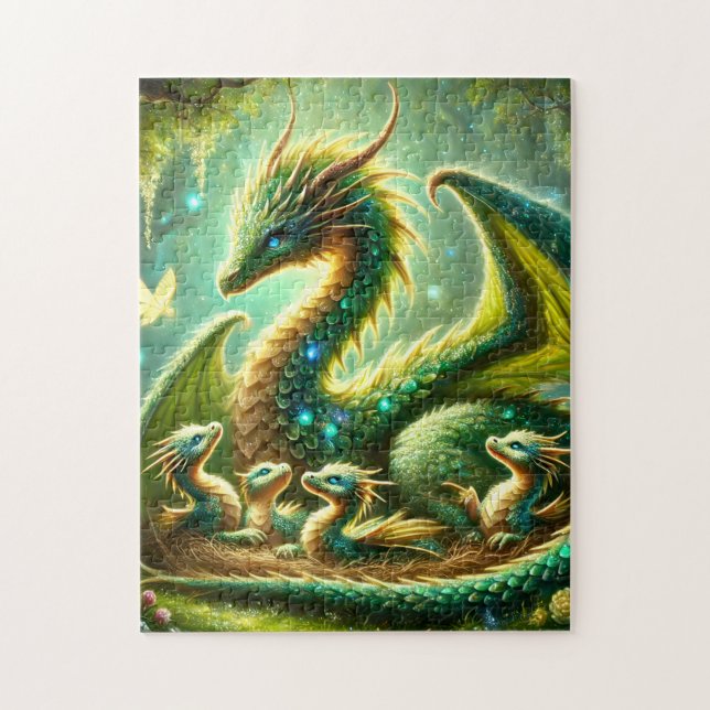 Drachenpuzzle Puzzle (Vertikal)