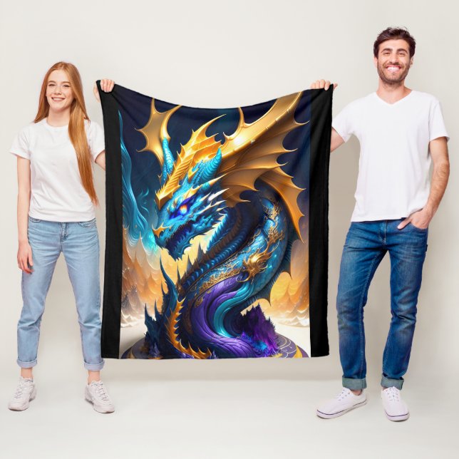 Drachenrealm 1 fleecedecke (Beispiel)