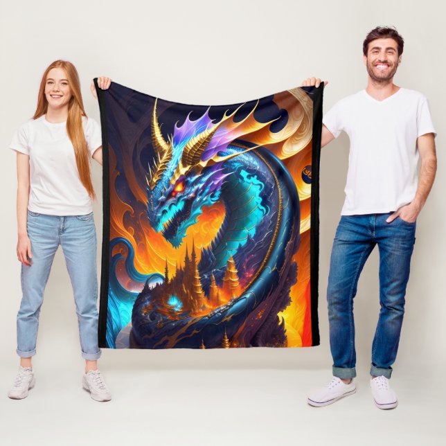 Drachenrealm 2 fleecedecke (Beispiel)