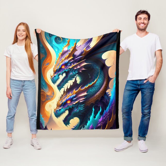 Drachenreich 3 fleecedecke (Beispiel)