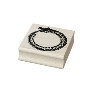 Drachenring-Briefmarke Gummistempel