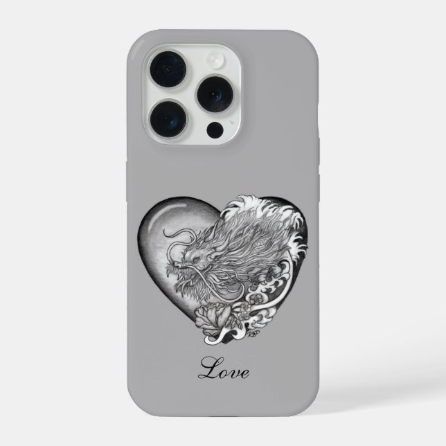 Drachens Herz iPhone Hülle (Rückseite)