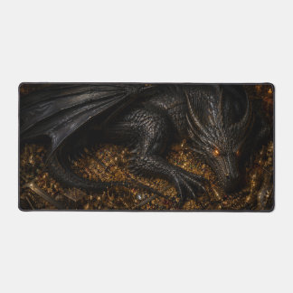 Drachenschatz – Premium Dark Fantasy Gamingmaus Schreibtischunterlage