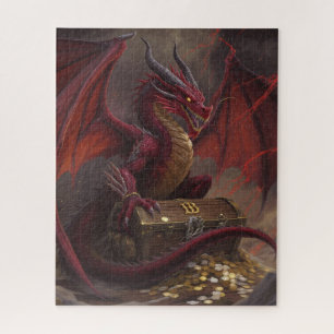 Drachenschatz-Puzzle Puzzle