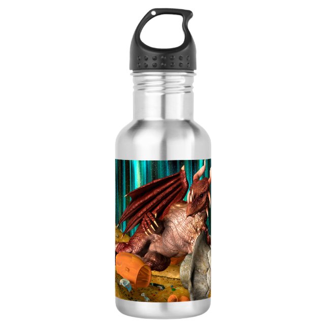 Drachenschatz Trinkflasche (Vorderseite)