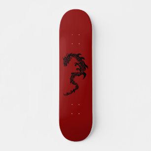 Drachenschlange Stammes-Tattoo Skateboard