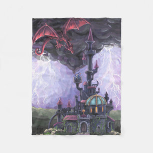 Drachenschloss Fleecedecke