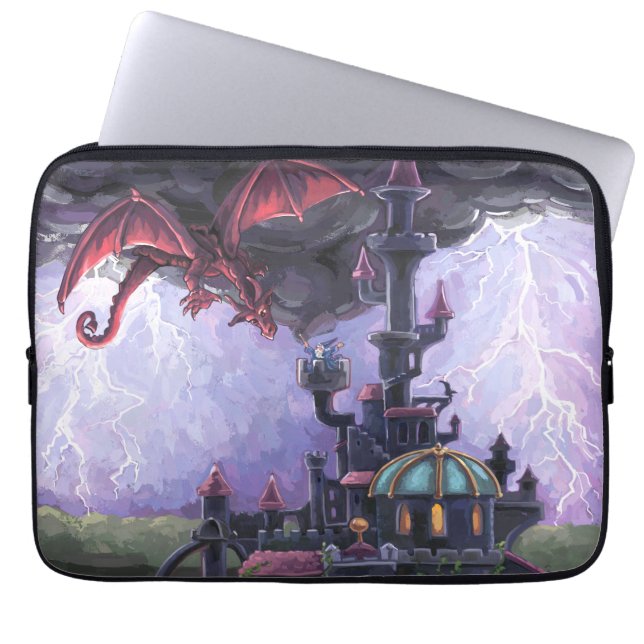Drachenschloss Laptopschutzhülle (Vorderseite)