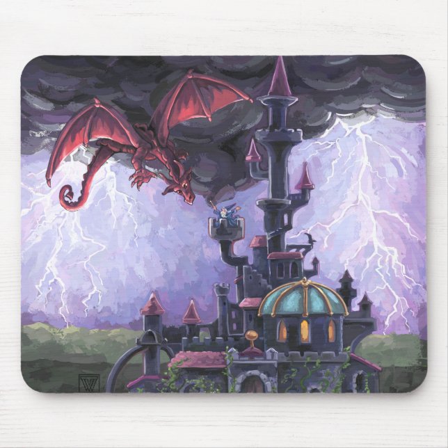 Drachenschloss Mousepad (Vorne)