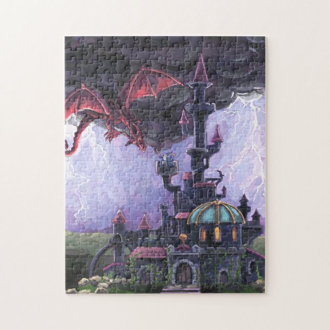 Drachenschloss Puzzle (Vertikal)